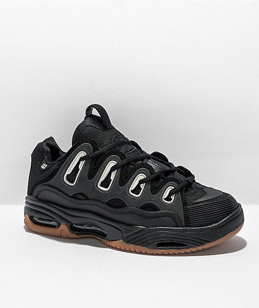 Osiris D3 2001 Black & Gum Skate Shoes