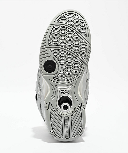 Osiris D3 2001 Grey & Black Skate Shoes