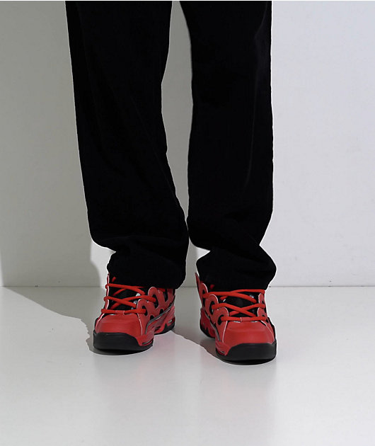Osiris D3 2001 Red, Grey & Black Skate Shoes video