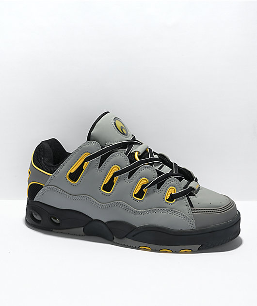 Osiris D3 O.G. Grey Yellow Black Skate Shoes