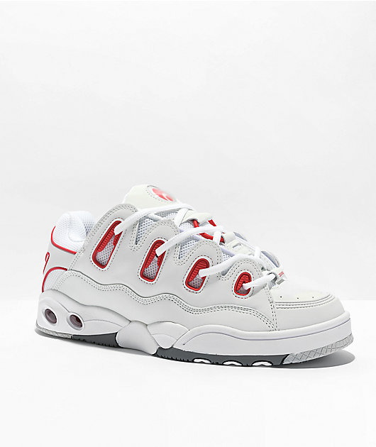 Osiris D3 OG White, Red Grey Skate Shoes D3 Zumiez