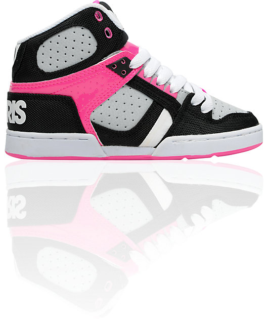 osiris shoes pink and black