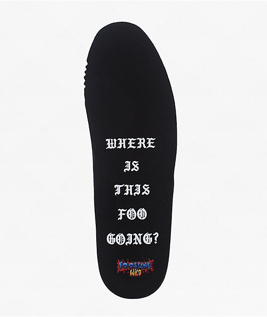 Osiris x Foos Gone Wild D3 2001 Black & Rainbow Skate Shoes