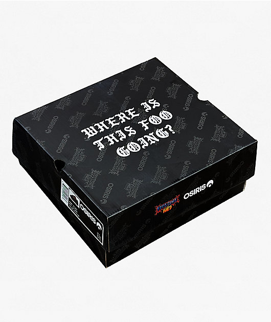 Osiris x Foos Gone Wild D3 2001 Black & Rainbow Skate Shoes