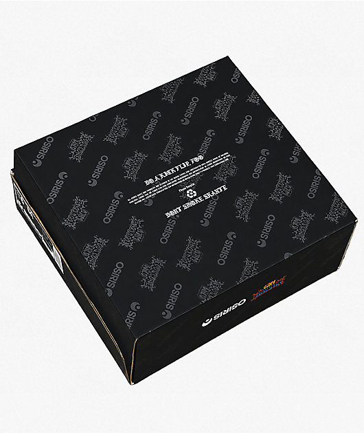 Osiris x Foos Gone Wild D3 2001 Black & Rainbow Skate Shoes