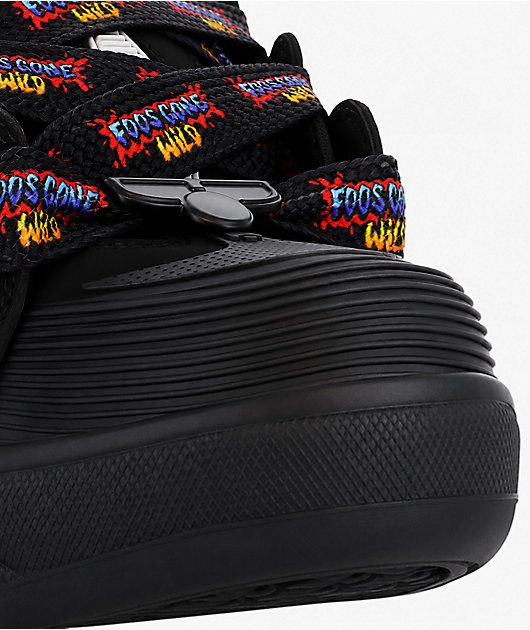 Osiris x Foos Gone Wild D3 2001 Black & Rainbow Skate Shoes