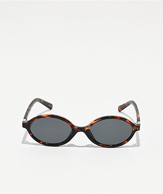 Oval Siren Tortoiseshell Sunglasses