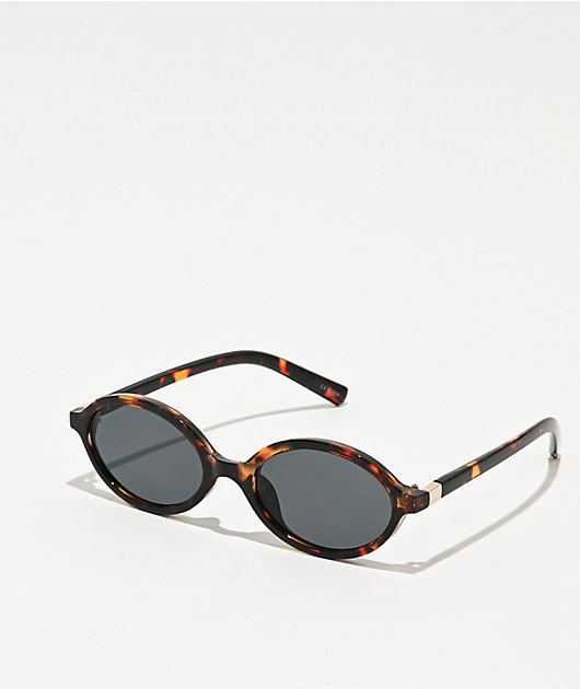 Oval Siren Tortoiseshell Sunglasses