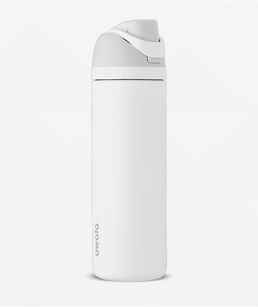 Owala FreeSip Shy Marshmallow Water Bottle 24oz Zumiez owala-freesip-shy-marshmallow-water-bottle-24oz-zumiez