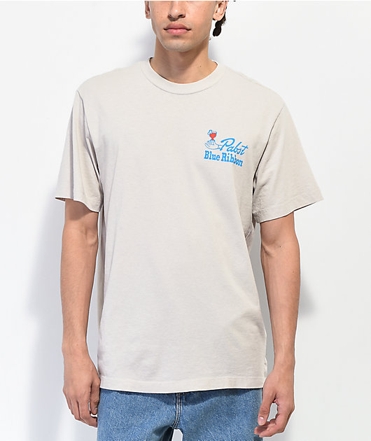 PBR Neon Riot Grey Wash T-Shirt
