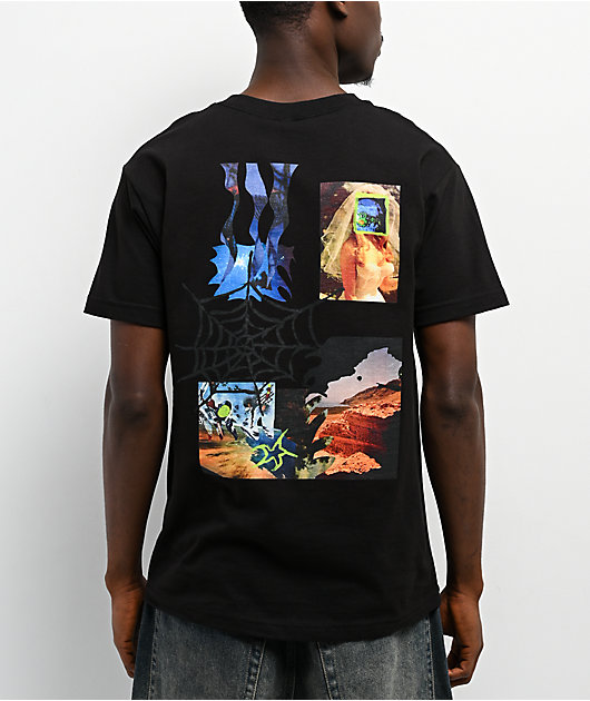 POETICCOLLECTIVE Bride Collage Black T-Shirt
