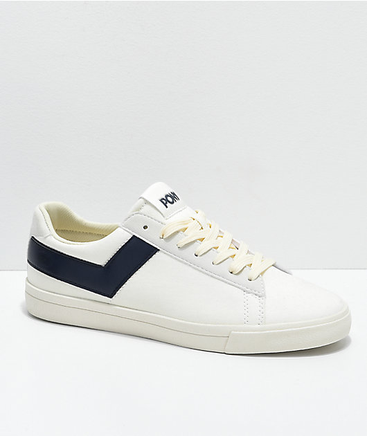 PONY Topstar Lo Off-White Canvas Shoes 