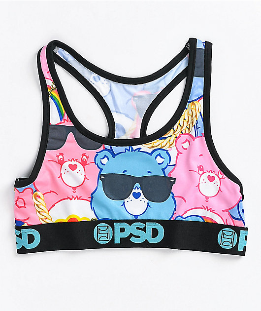 PSD Don't Care Bears Sports Bra