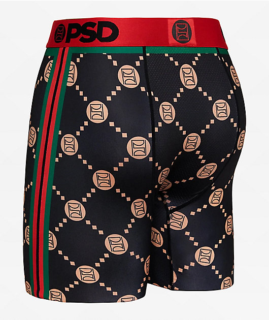 PSD Emblem Luxe Black Boxer Briefs | Zumiez