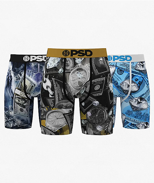 PSD High Rollers Grey Boxers Briefs