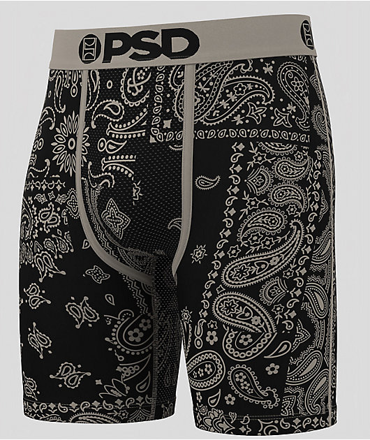 PSD Khaki Paisley Boxer Briefs