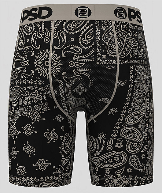 PSD Khaki Paisley Boxer Briefs