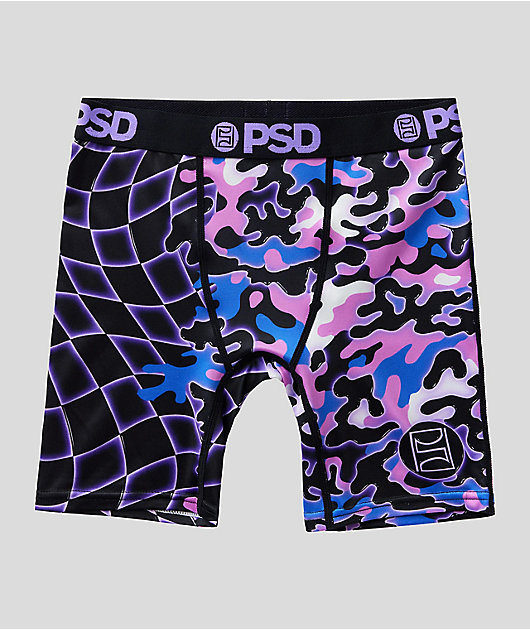 PSD Kids Purple Spiral Boxer Briefs