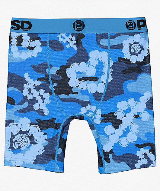 PSD Kids Cloud Ops Blue Boxer Briefs