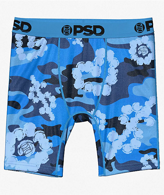 PSD Kids Cloud Ops Blue Boxer Briefs