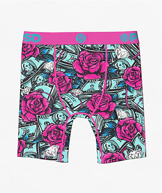 PSD Kids Stacked Roses Boxer Briefs