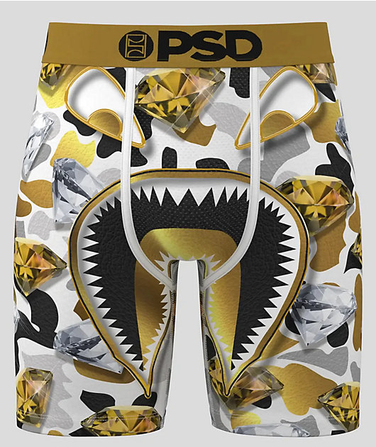 PSD Warface Gold Ice Boxer Briefs | Zumiez