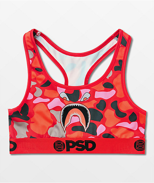 PSD Warface Punch Red Sports Bra