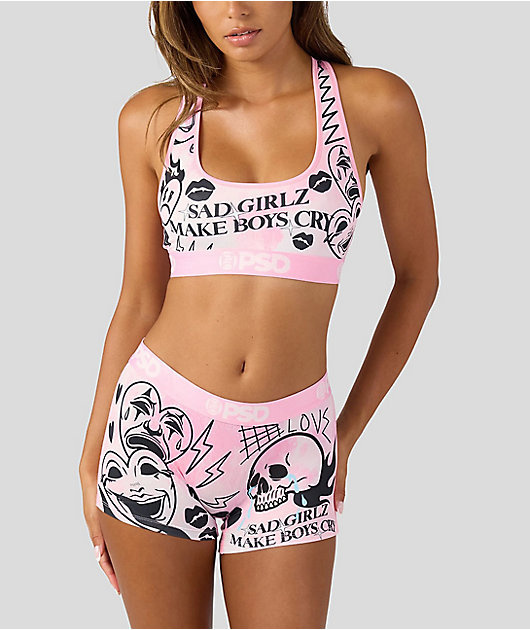 PSD x $AD GIRLZ by Junior H Pink Boyshort Underwear