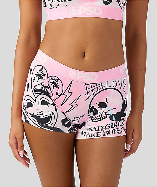 PSD x $AD GIRLZ by Junior H Pink Boyshort Underwear