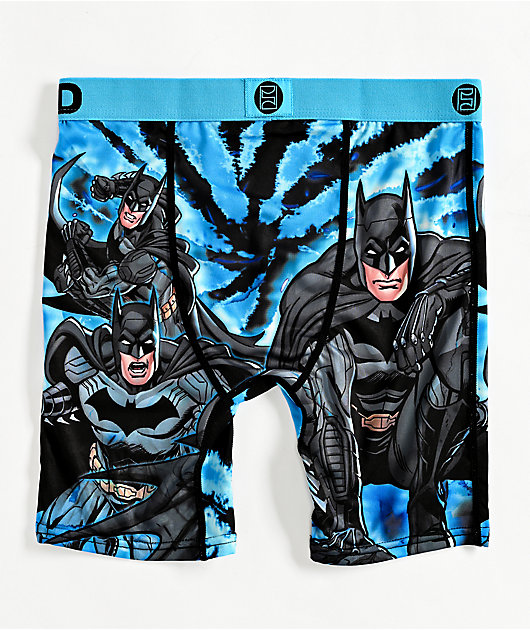 PSD x Batman Kids DC Dye Blue Boxer Briefs | Zumiez