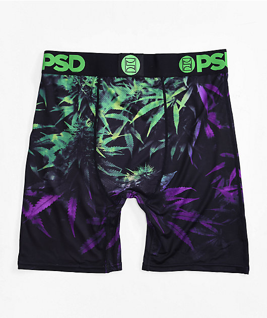 PSD Underwear Men's Boxer Briefs (Black/Vice City/XL)