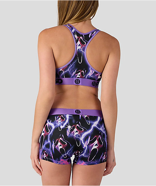 PSD x Ghost Face Purple Boyshort Underwear