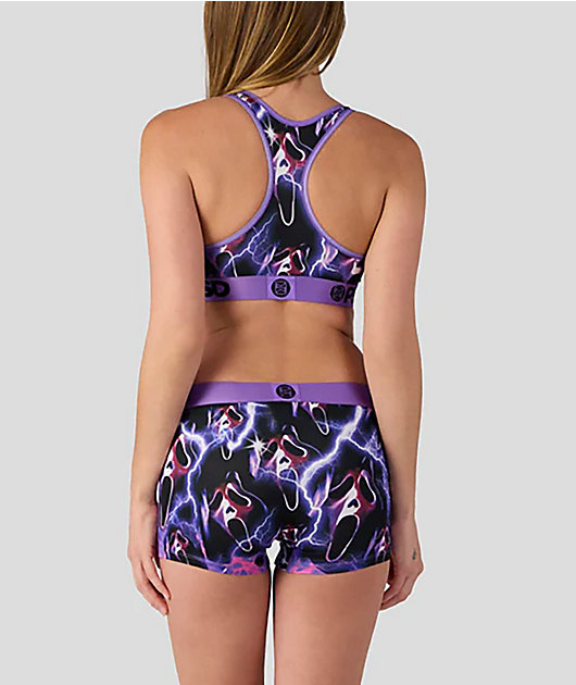 PSD x Ghostface Purple Sports Bra