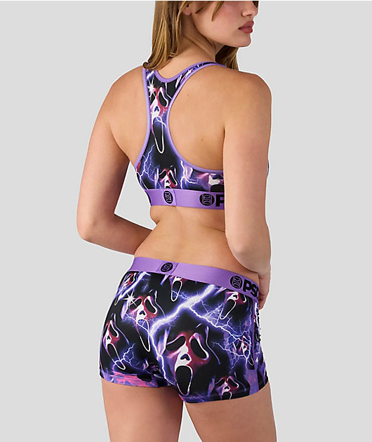 PSD x Ghostface Purple Sports Bra
