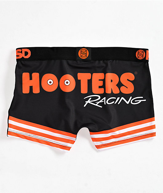 PSD Women's Hooters Uniform Long Boy Shorts, Orange, M at