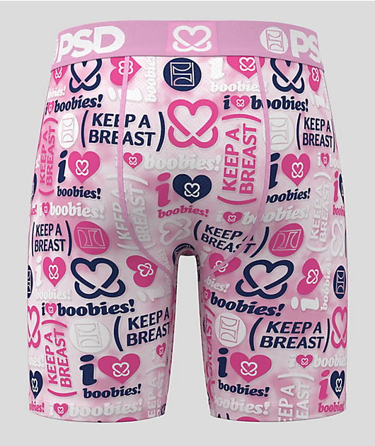 PSD x Keep A Breast Foundation Stacked Pink Boxer Briefs