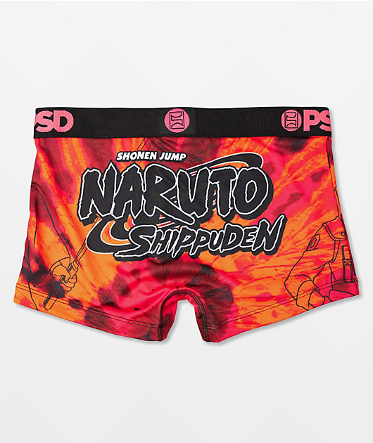 PSD X Naruto Dark Tie Dye Linework Boyshort Underwear
