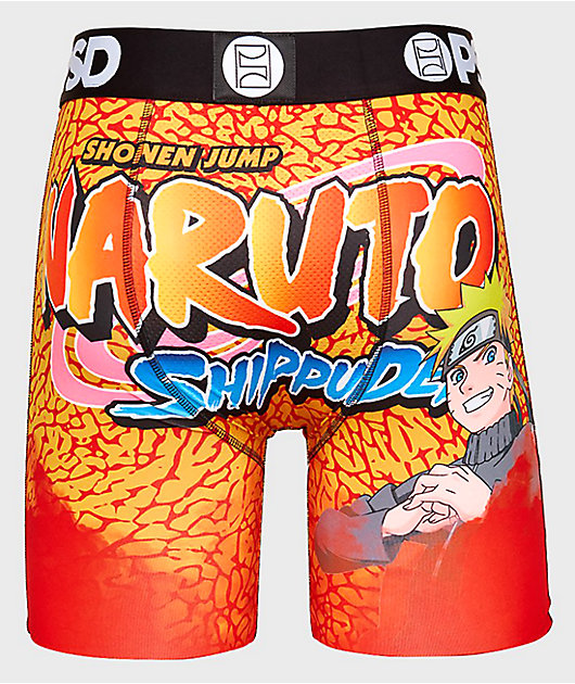 Others Anime Naruto All Mens Boxer Briefs Mens Underwear Cotton Underwear Fun Black