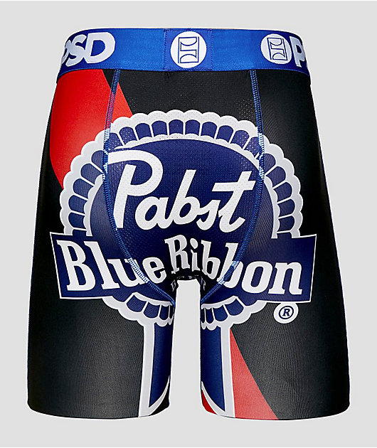 Download Psd X Pabst Blue Ribbon Black Boxer Briefs Zumiez