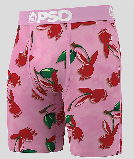 PSD x Playboy Cherry Love Pink Boxer Briefs