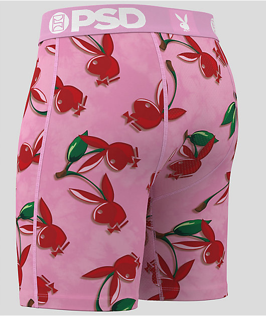 PSD x Playboy Cherry Love Pink Boxer Briefs