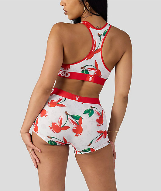 PSD x Playboy Cherry Lux Boyshort Underwear