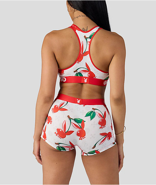 PSD x Playboy Cherry Lux Sports Bra