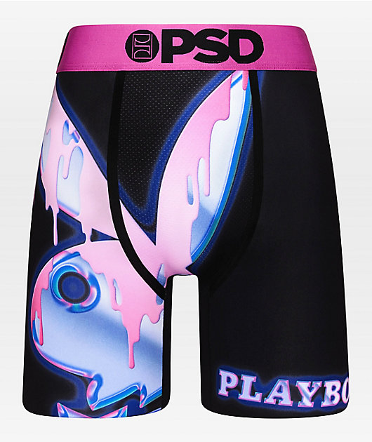 PSD Men's Stretch Elastic Wide Band Boxer Brief - Playboy Tie Dye Logo –  I-Max Fashions