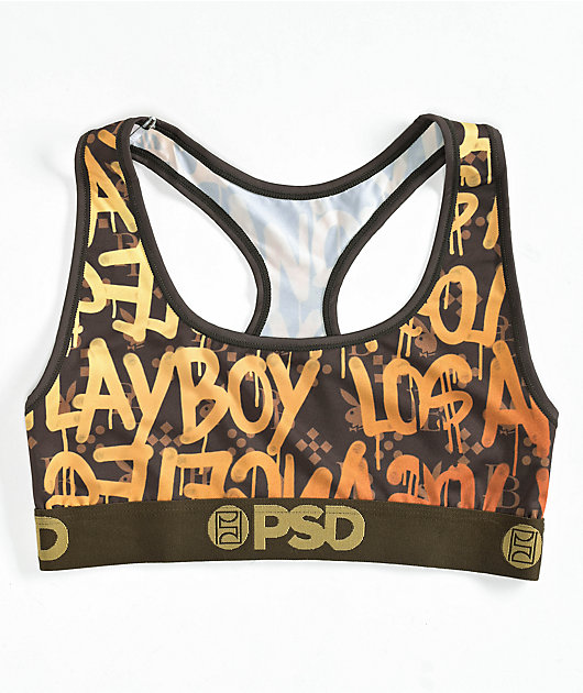 PSD x Playboy Graffiti Luxe Sports Bra