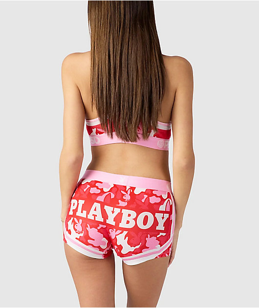 PSD x Playboy Love Camo Pink Sports Bra
