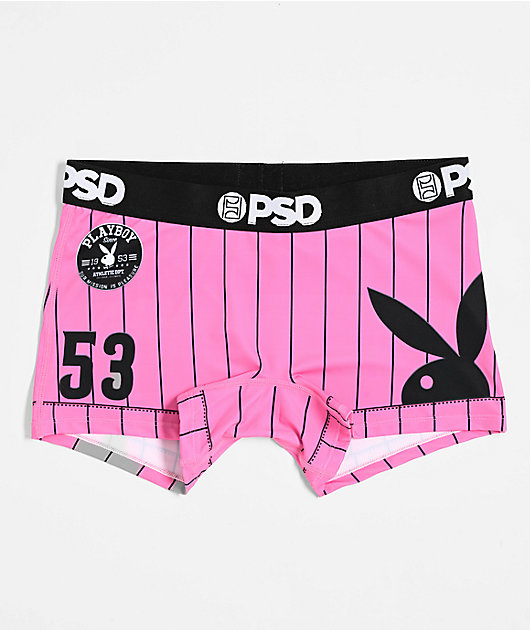 PSD x Playboy Play Ball Pink Boyshort Underwear