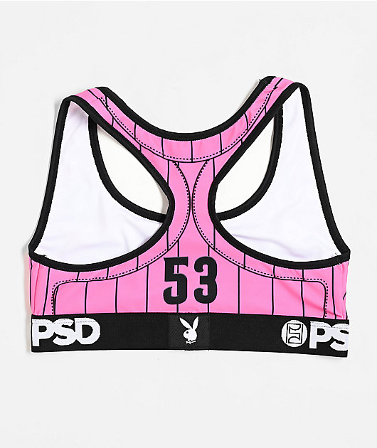 PSD x Playboy Play Ball Pink Sports Bra
