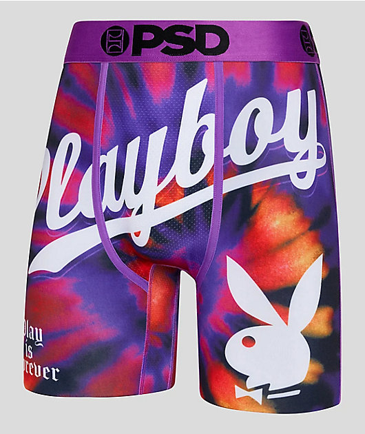 Playboy Bunny Y2K Purple PSD Boy Shorts Underwear