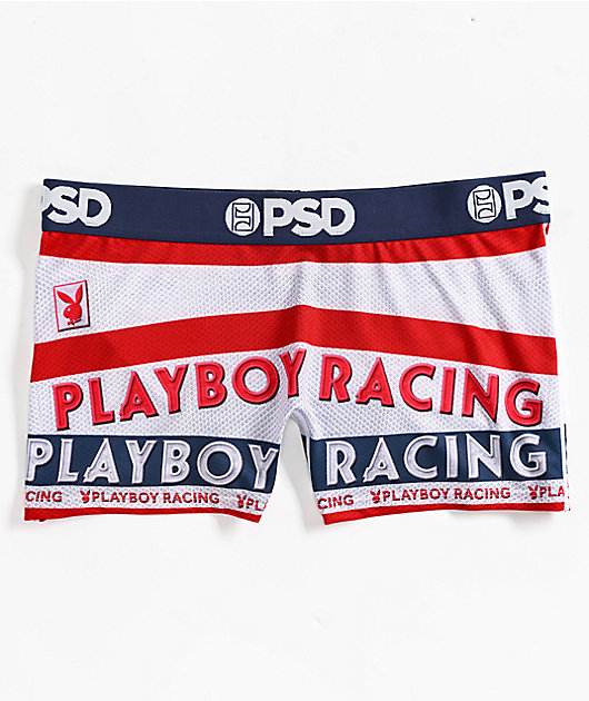 PSD x Playboy Racing Boyshort Underwear | Zumiez